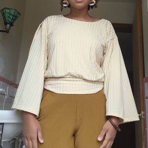 Handmade Smoothing Flaired And Snatched Top